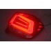 Subaru XV 15- Red Clear Light Bar LED Tail Lamp
